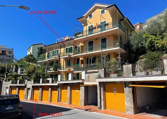 アパート Casa Irene Terrazza Vista Mare E Garage *